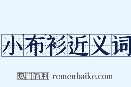 小布衫近义词是什么意思的图片